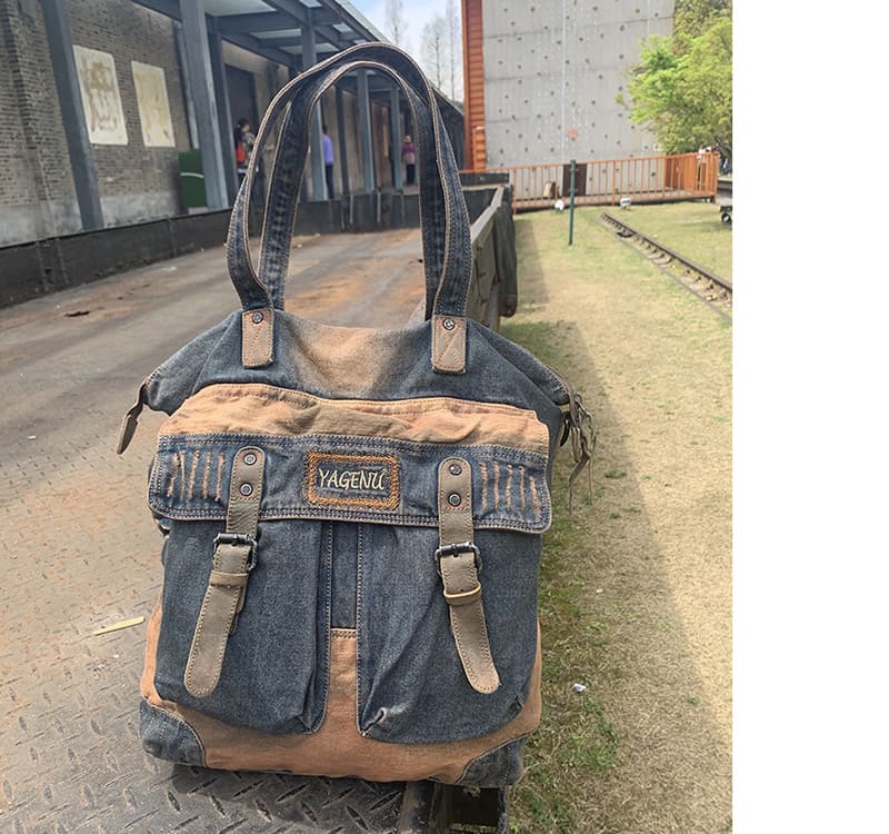 schultertasche denim tasche