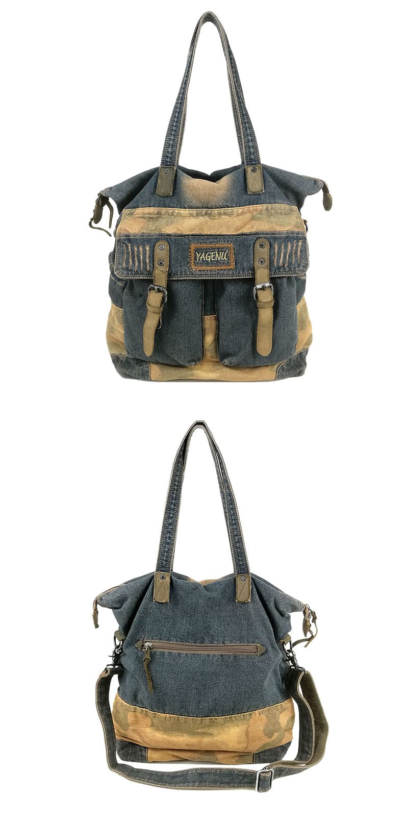 schultertasche jeanstasche