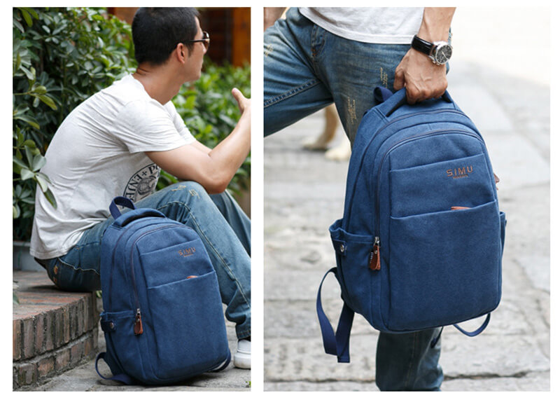rucksack segeltuch herren
