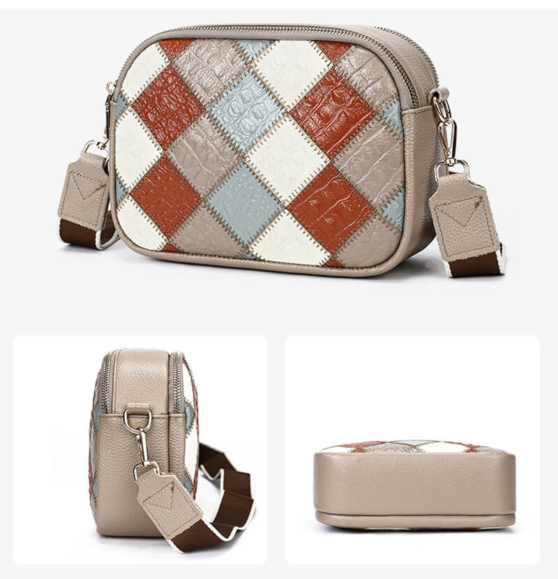 umhängetasche damen klein bunt