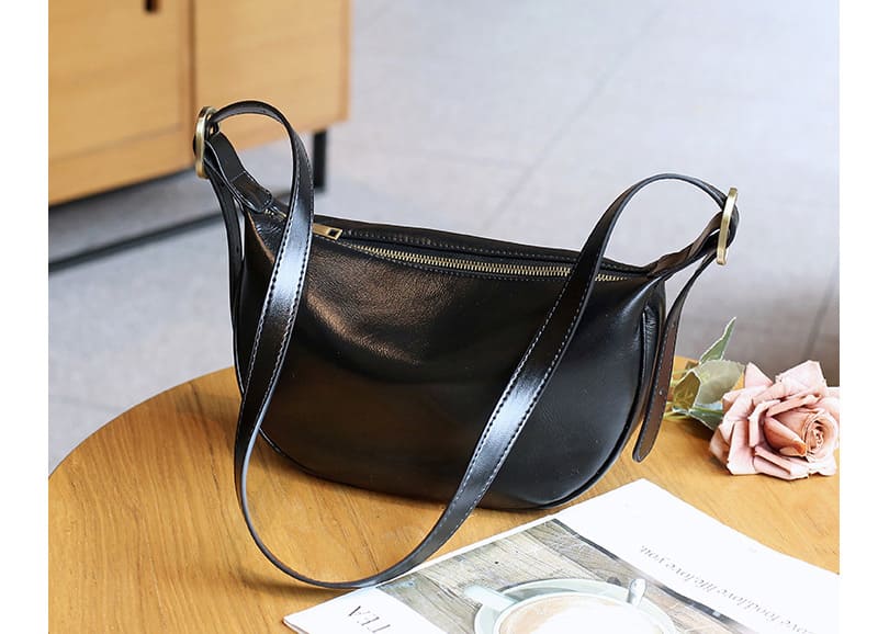 schultertasche damen leder