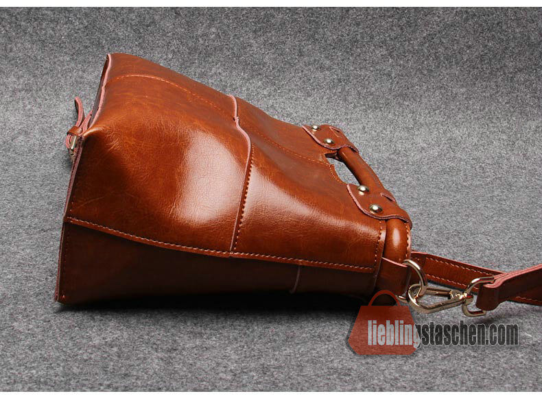 kleine umhängetasche damen braun