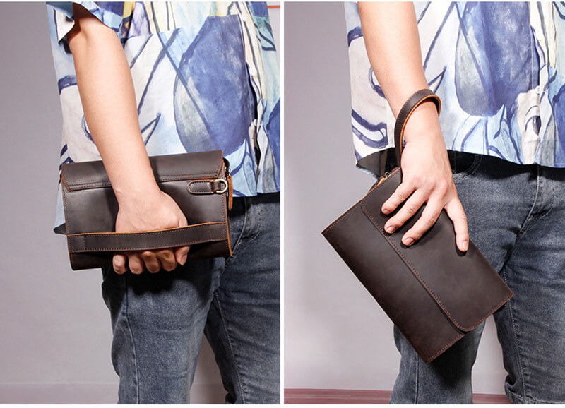handgelenktasche herren leder