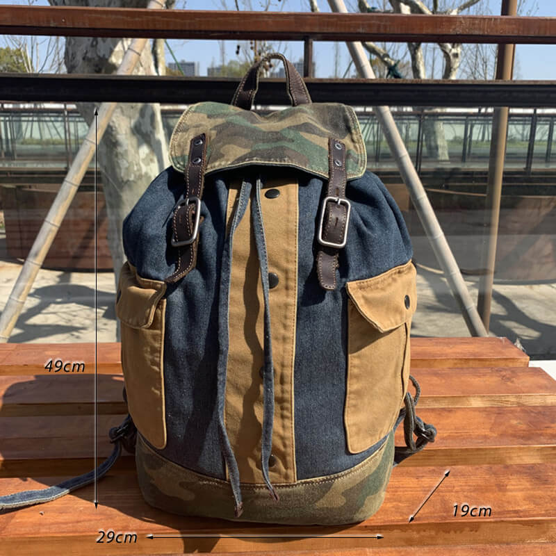 rucksack aus denim