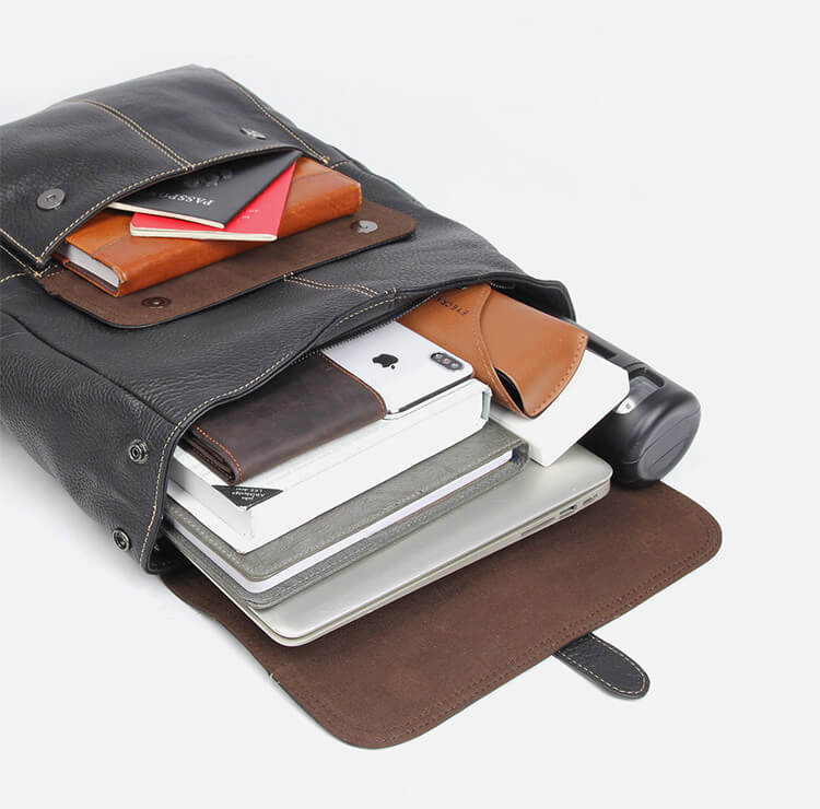 laptop rucksack herren leder