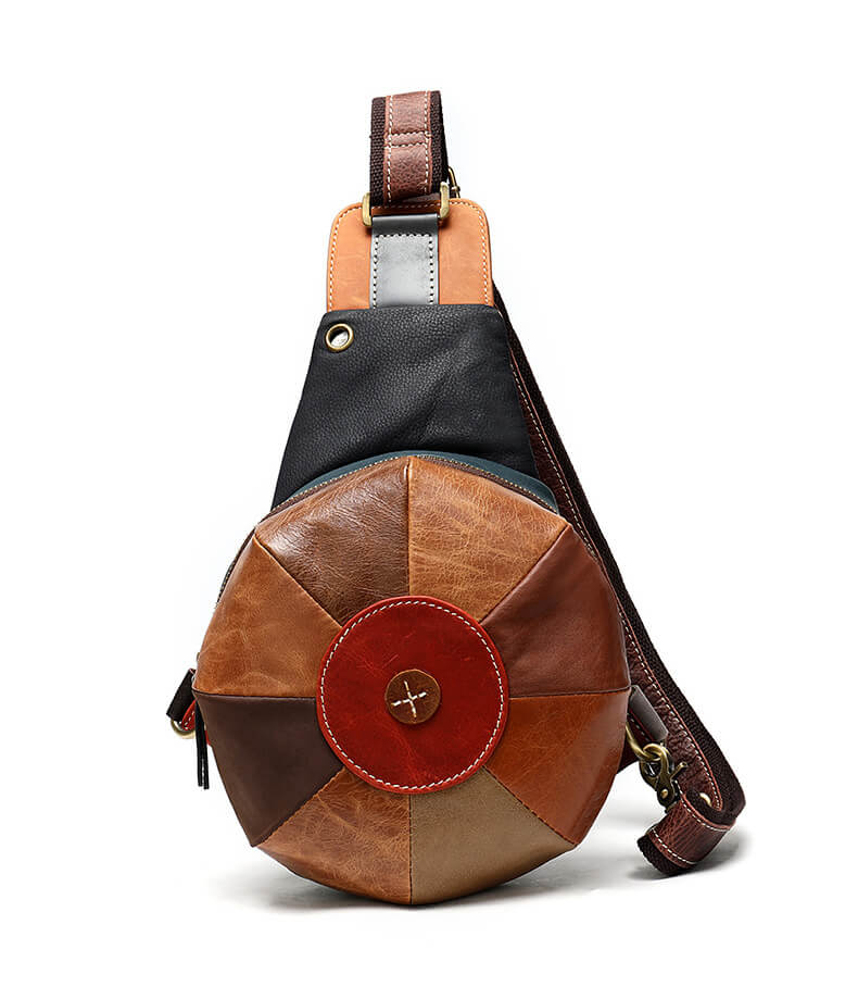 brusttasche damen leder