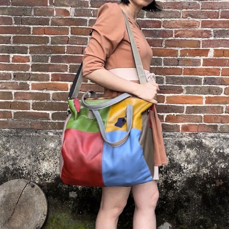 schultertasche damen bunt