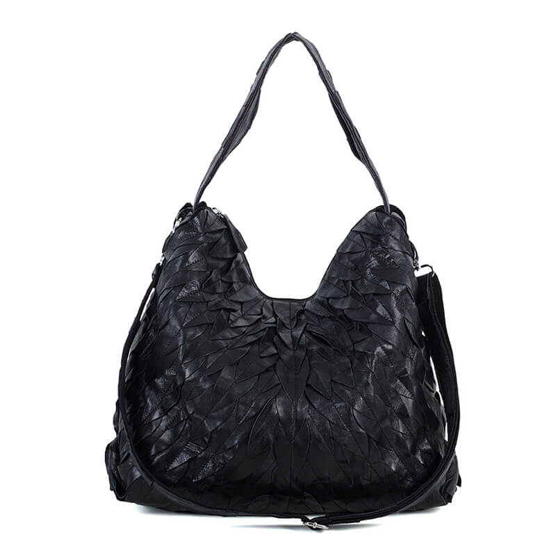 damen handtasche leder schwarz