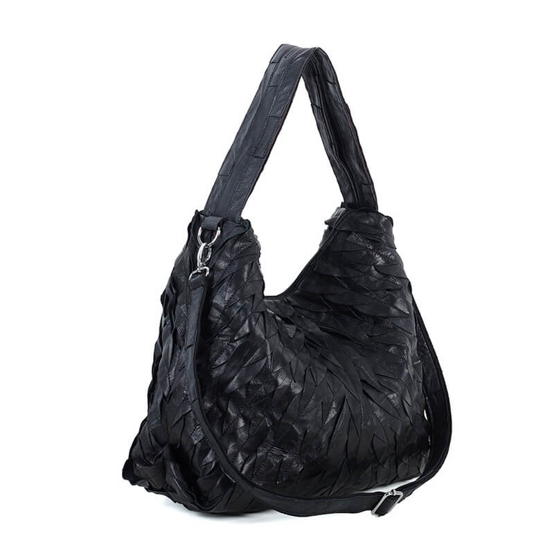 damen handtasche leder schwarz