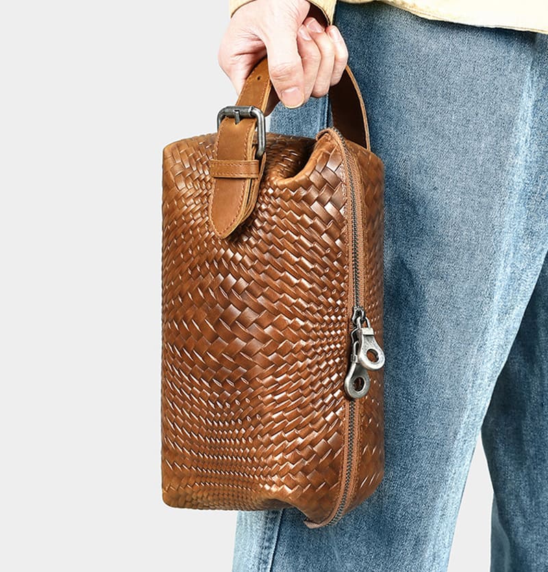 kulturtasche herren leder