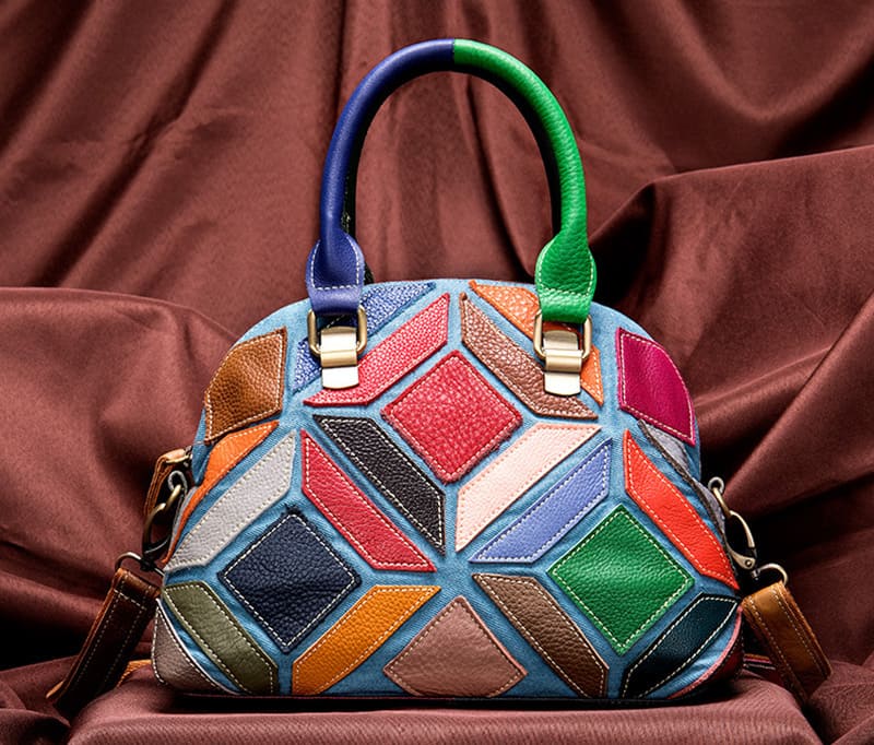 handtasche damen klein bunt