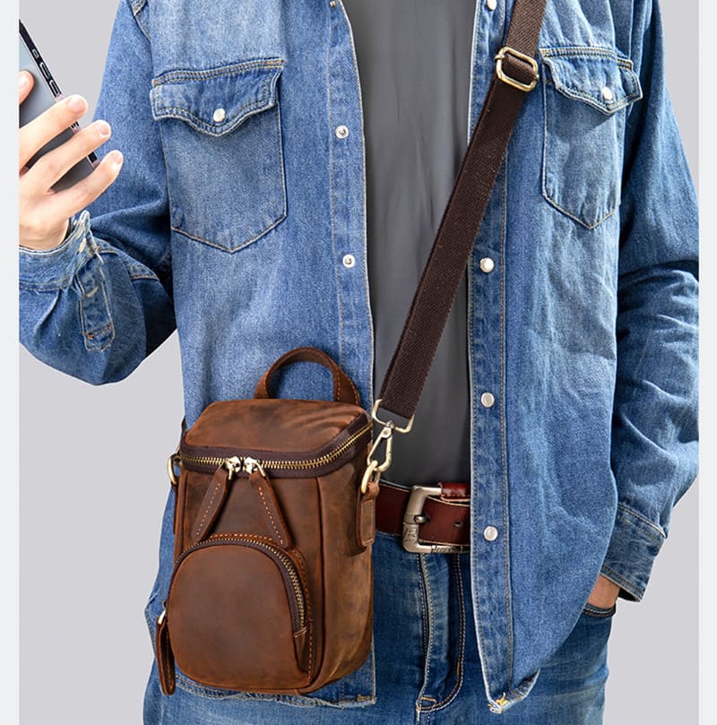 handytasche herren leder