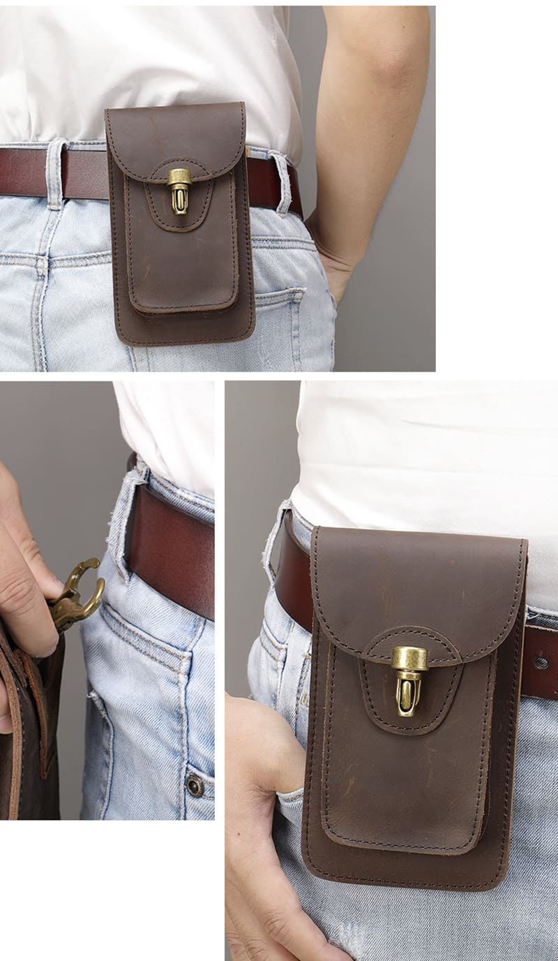 gürteltasche leder vintage