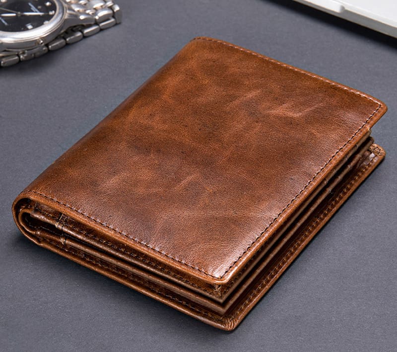 portemonnaie herren leder klein