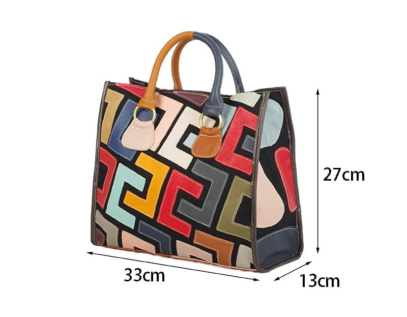 handtasche damen leder bunt