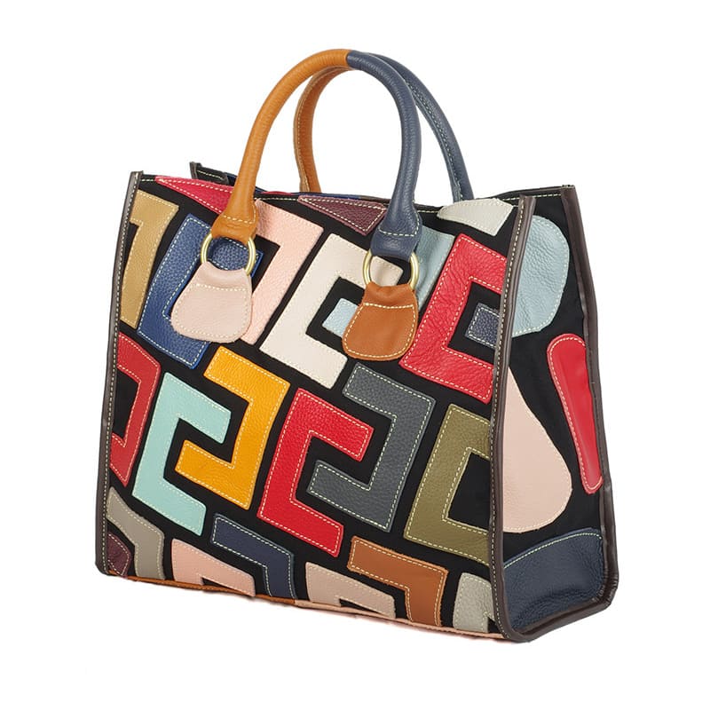umhängetasche canvas leder