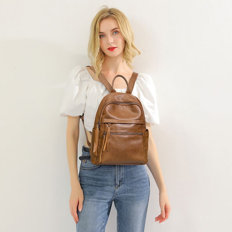 rucksack damen kunstleder