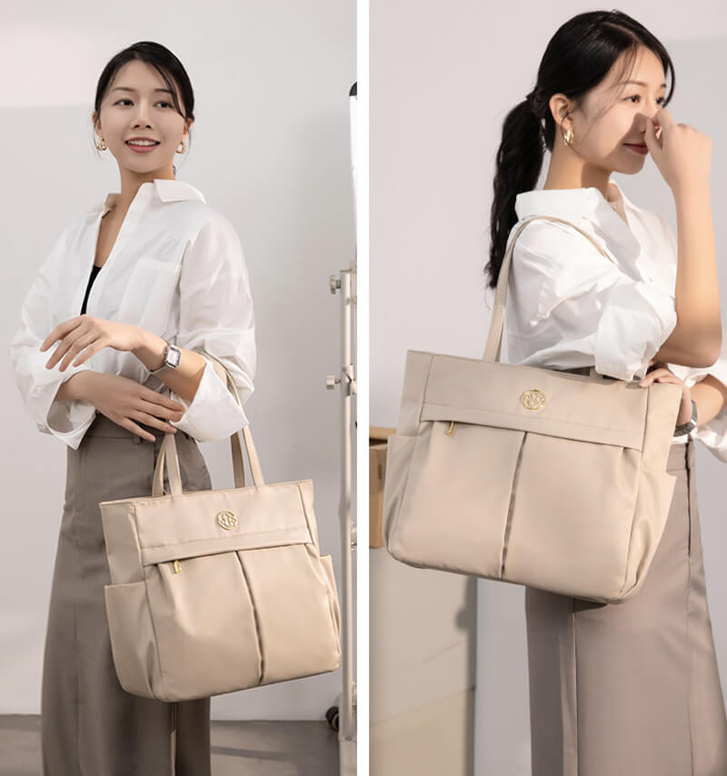 große handtasche mit vielen fächern