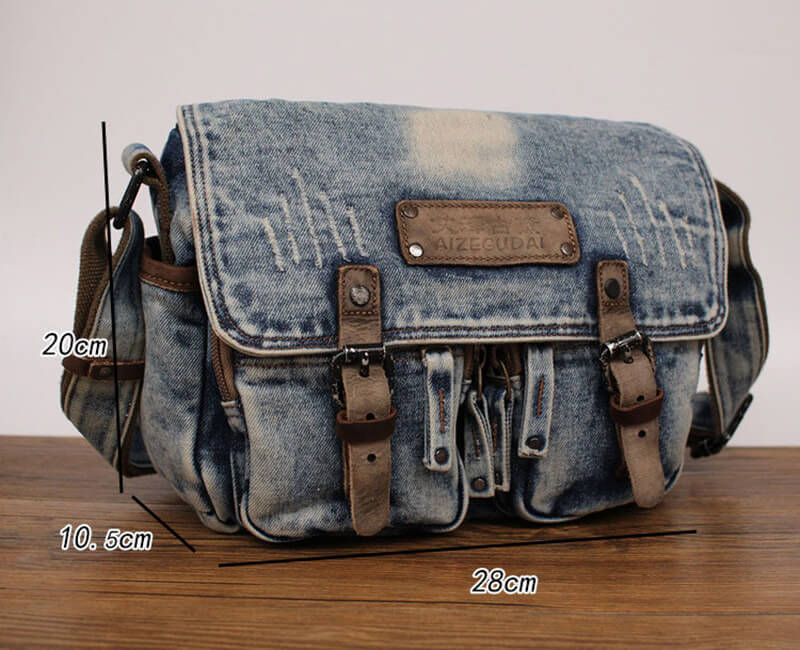 messenger bag denim