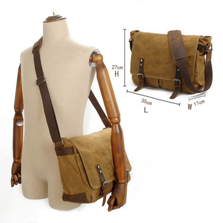 umhängetasche herren canvas