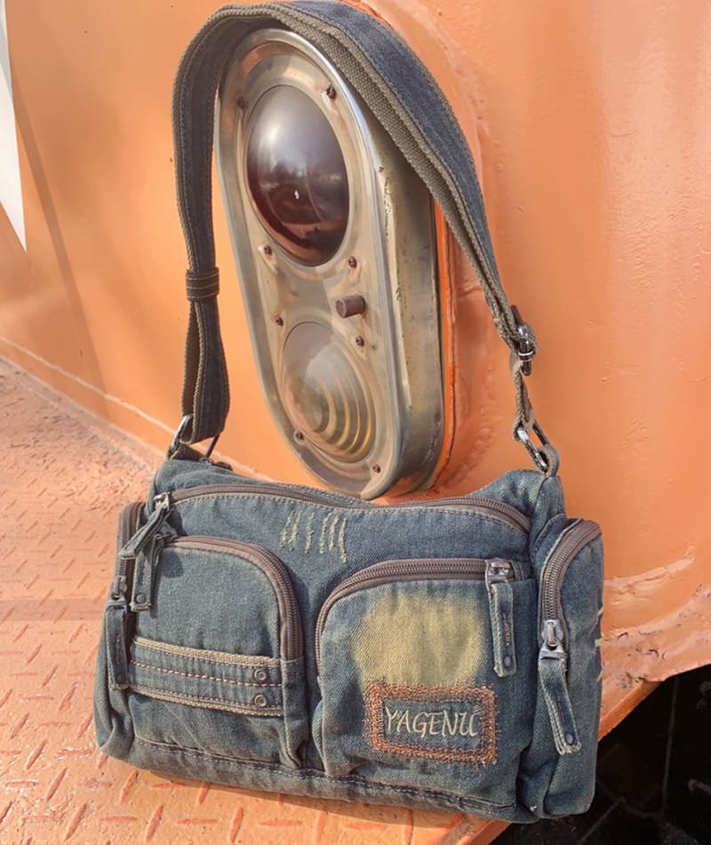 umhängetasche denim