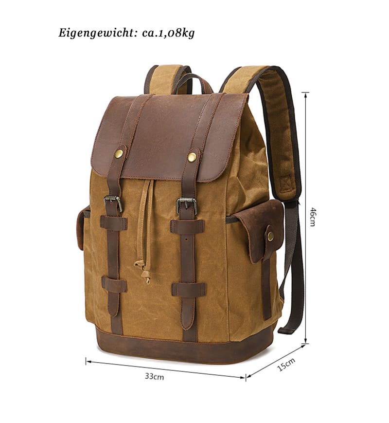 rucksack herren reißverschluss