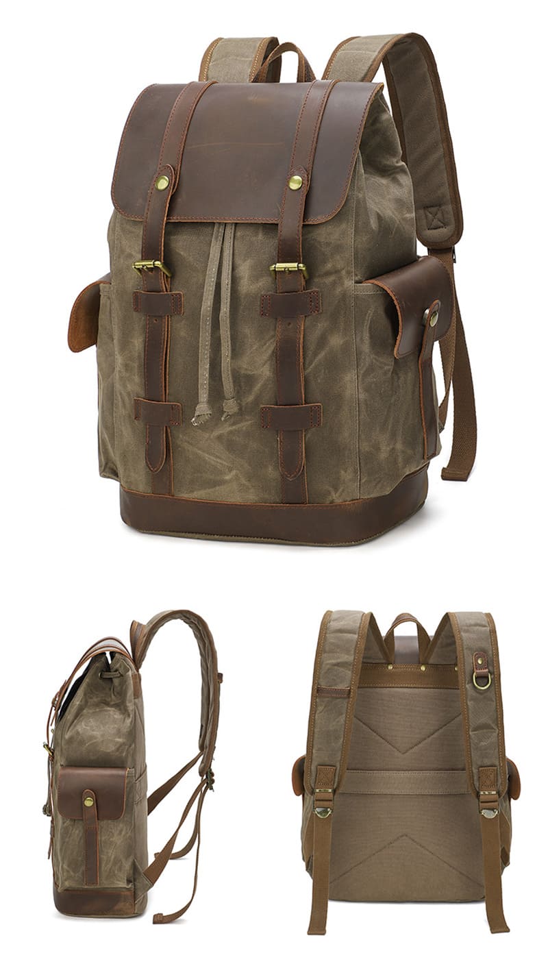 rucksack gewachstes canvas