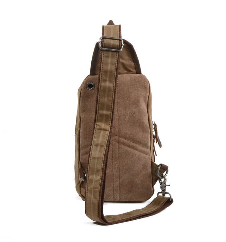 canvas brusttasche