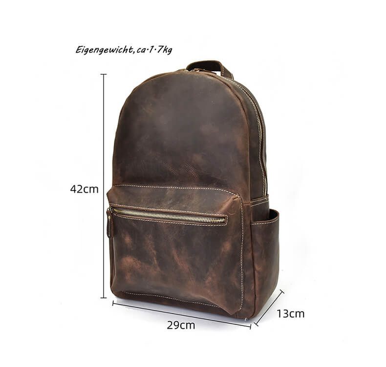 echt leder rucksack herren