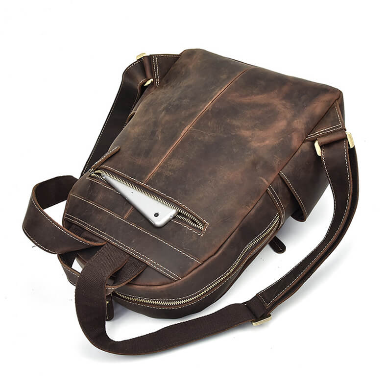 laptop rucksack leder herren