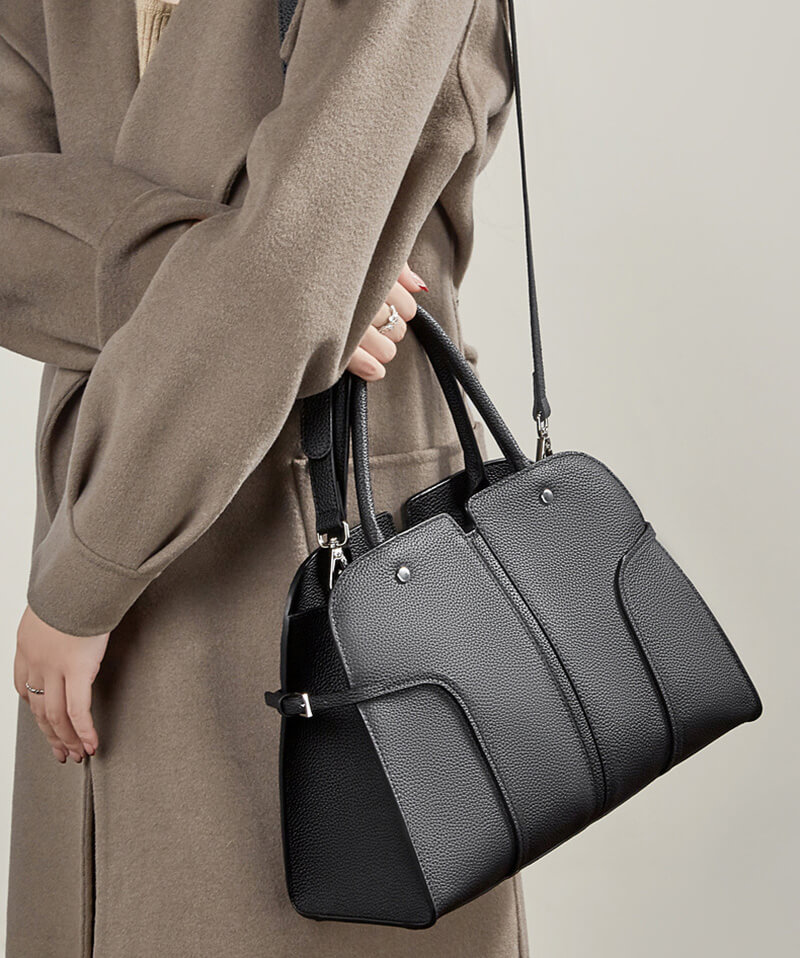 handtasche damen leder schwarz