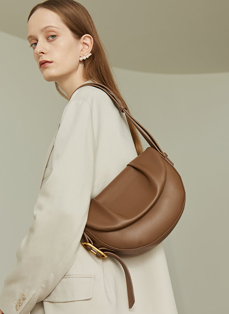 schultertasche damen leder