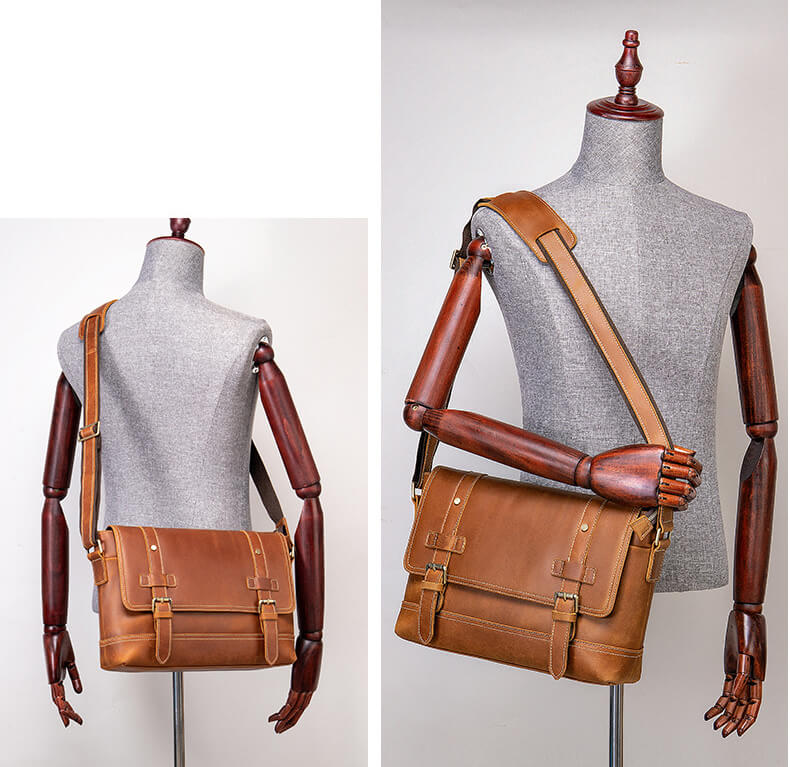 herren handtasche leder vintage