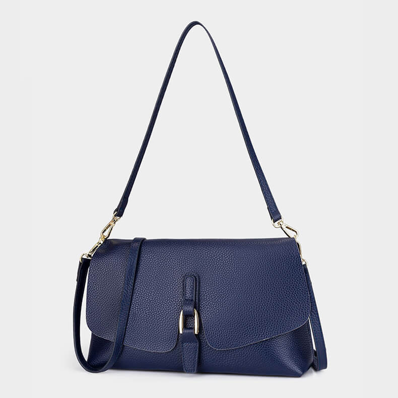handtasche damen leder blau