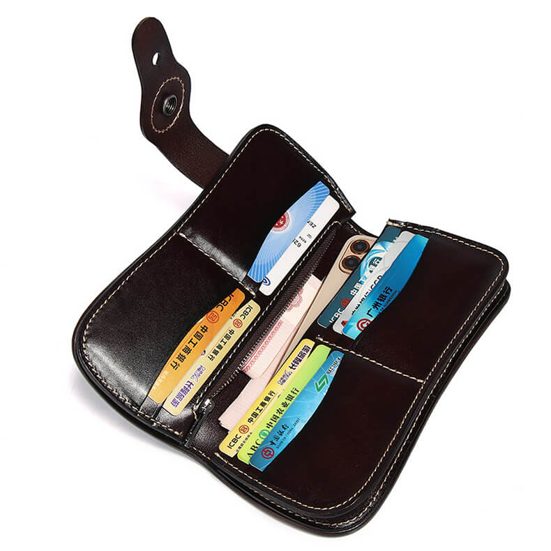 brieftasche herren groß leder