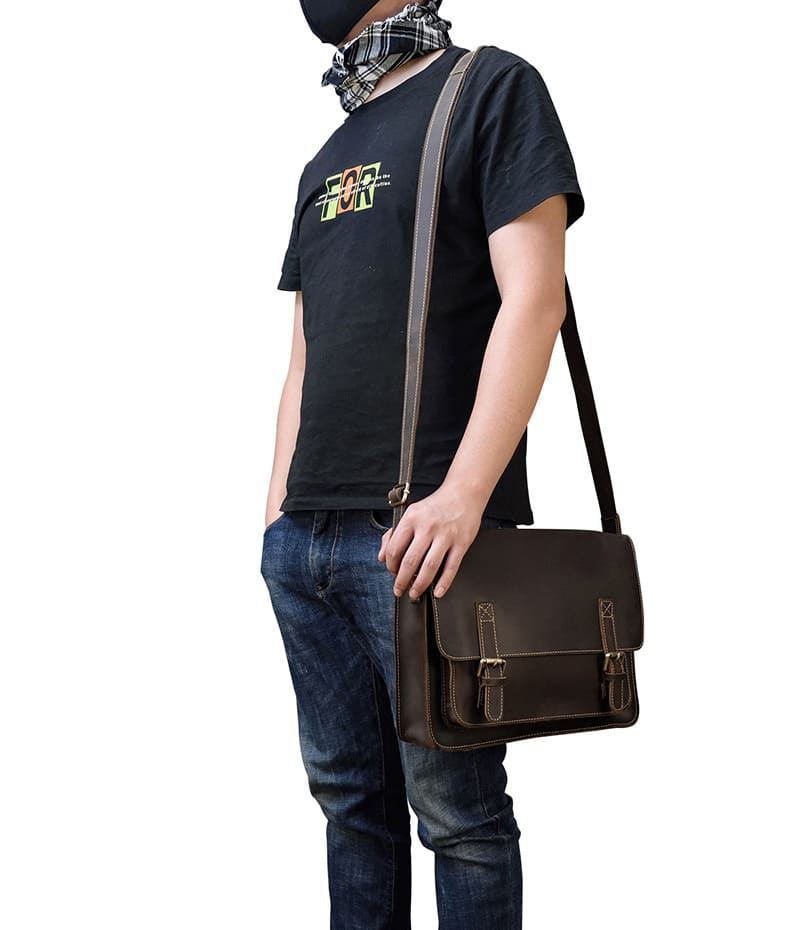 aktentasche herren leder vintage