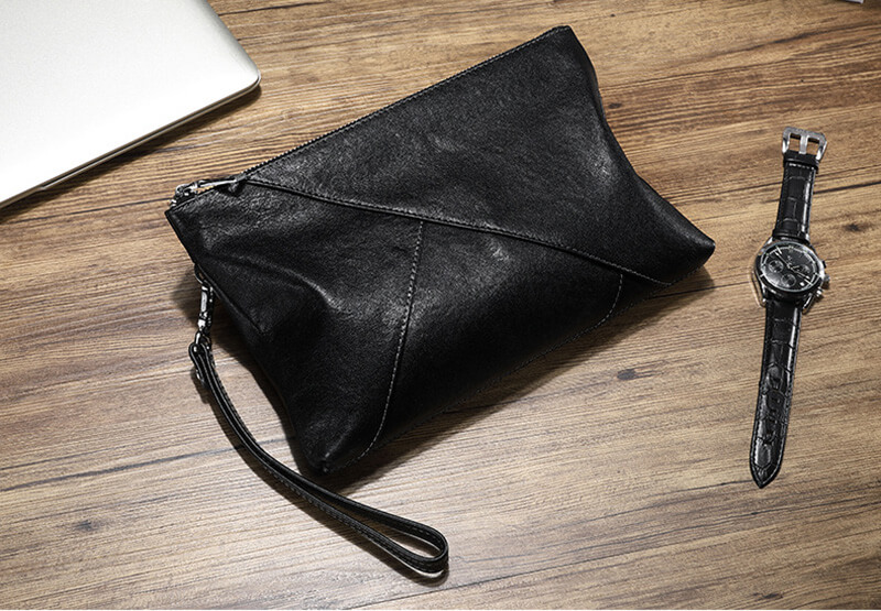 herren handtasche leder schwarz