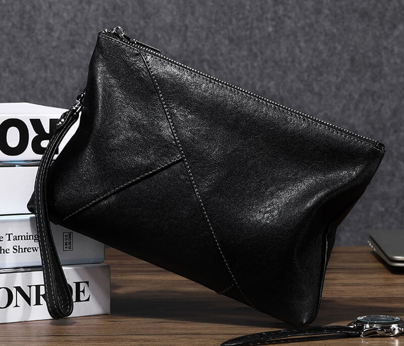 herren clutch leder