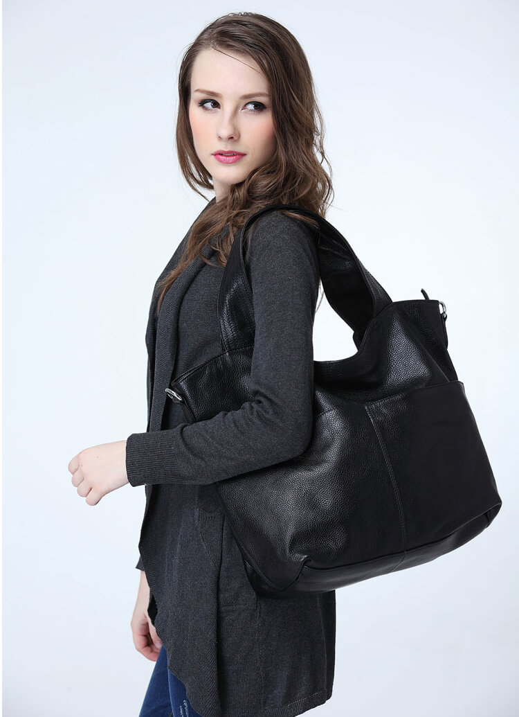 schultertasche damen echt leder