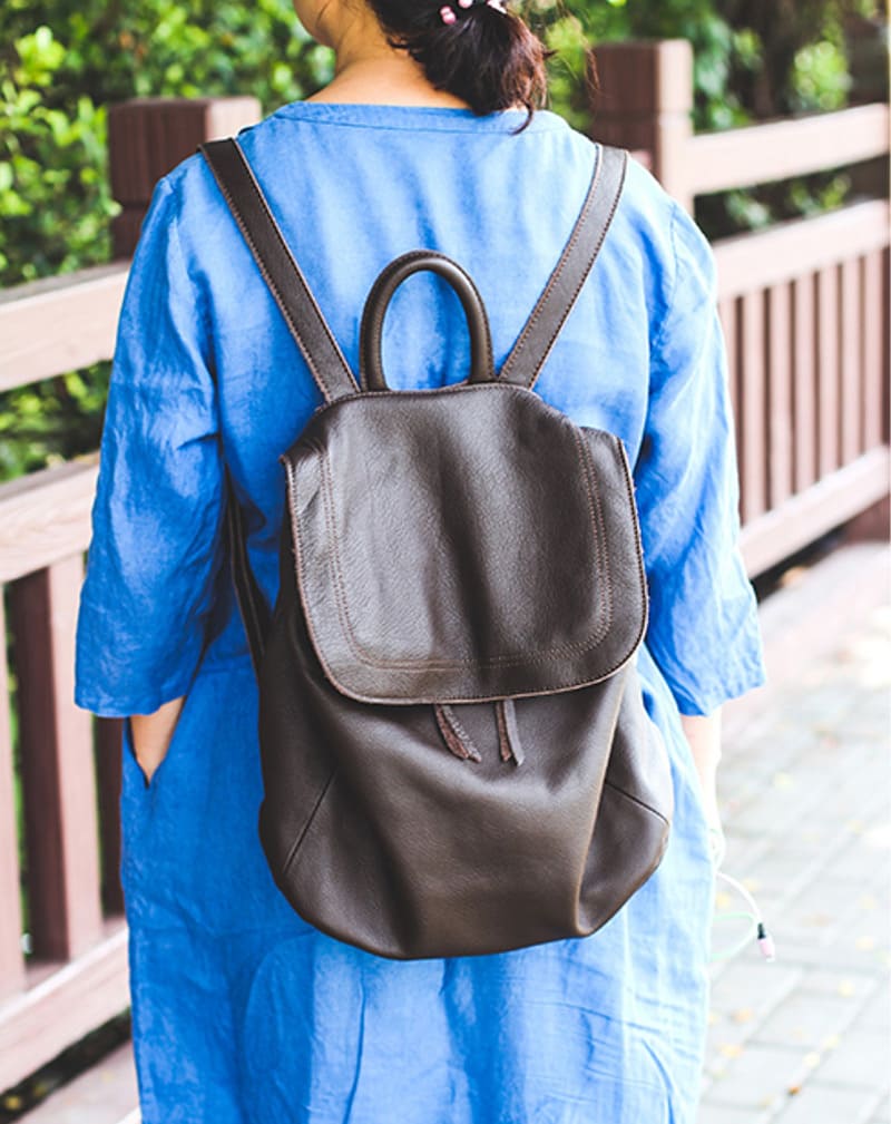 leder rucksack frauen