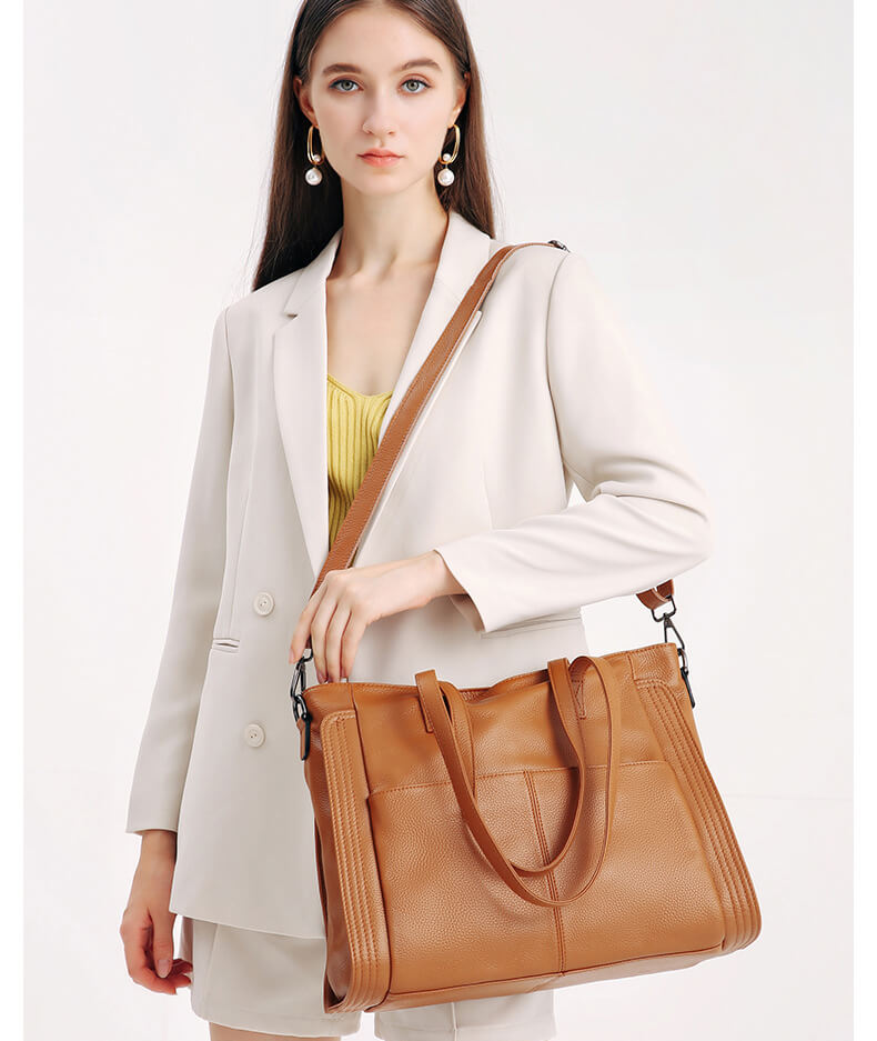 schultertasche damen leder groß
