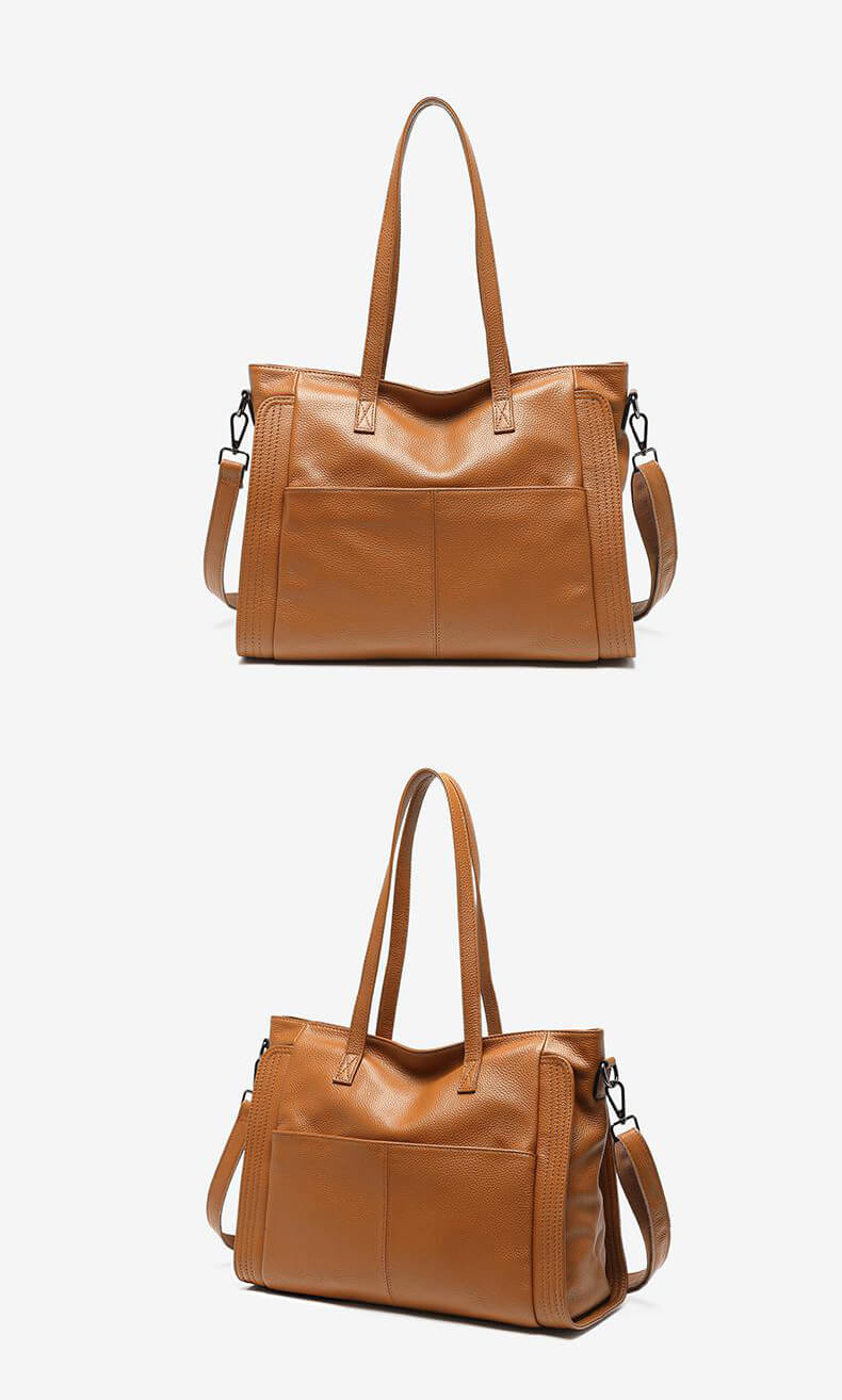 schultertasche damen groß schwarz