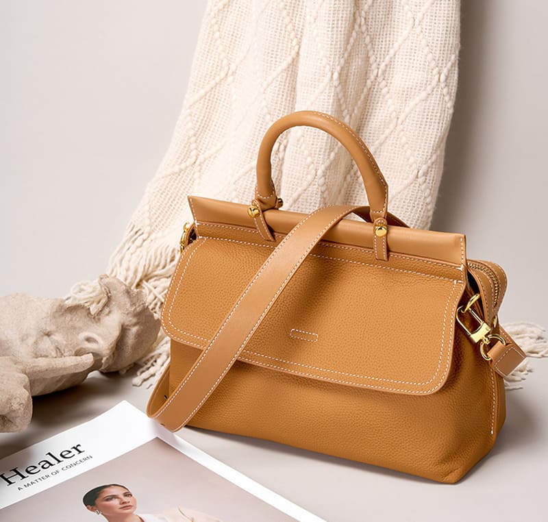 leder schultertasche damen
