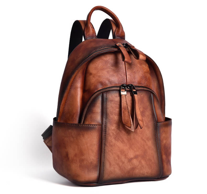 rucksack damen vintage leder