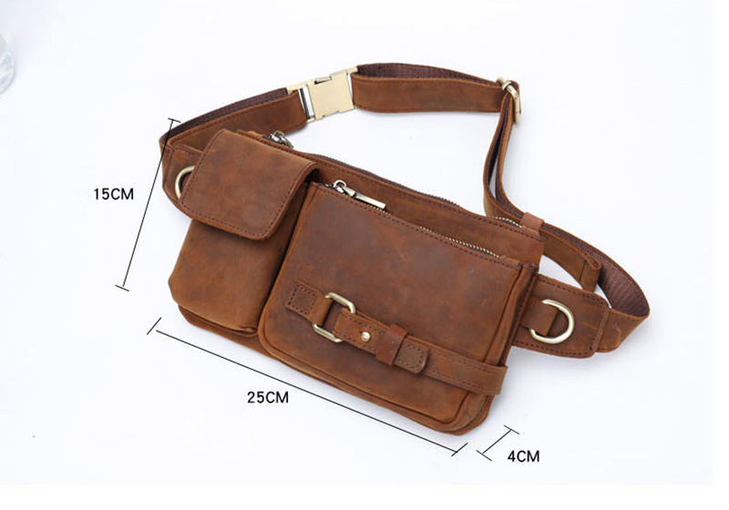 herren tasche crazy horse leder