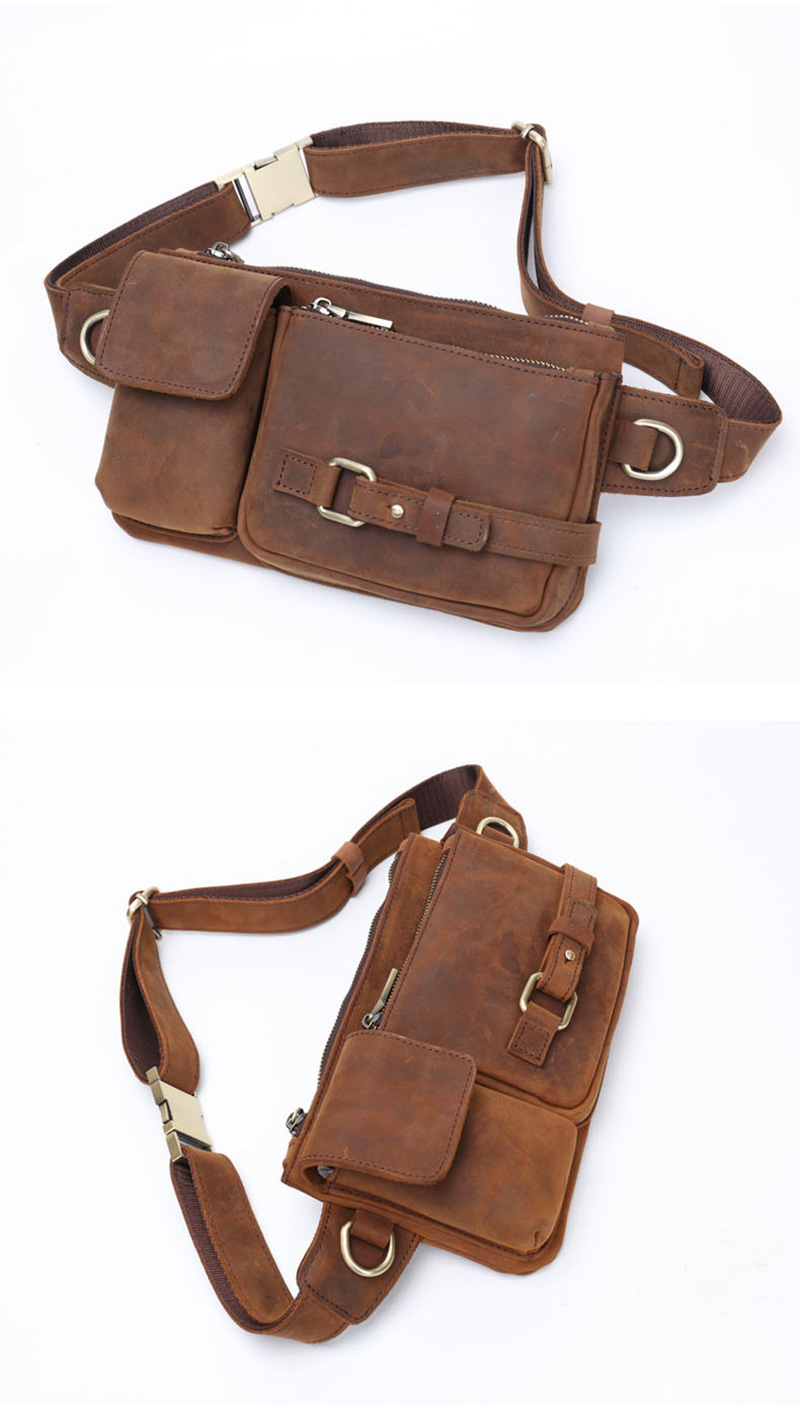 brusttasche leder herren