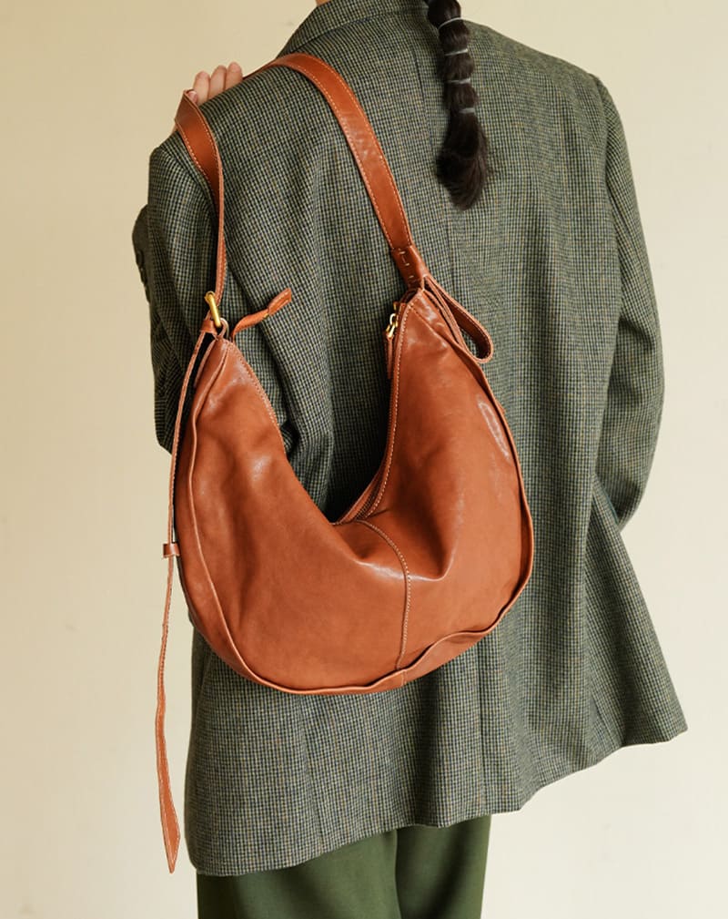 schultertasche damen leder