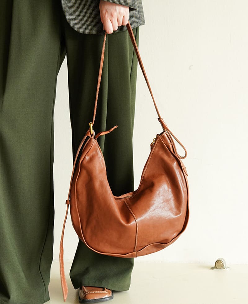 schultertasche damen leder