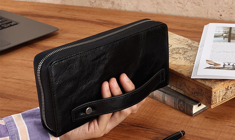 clutch herren schwarz
