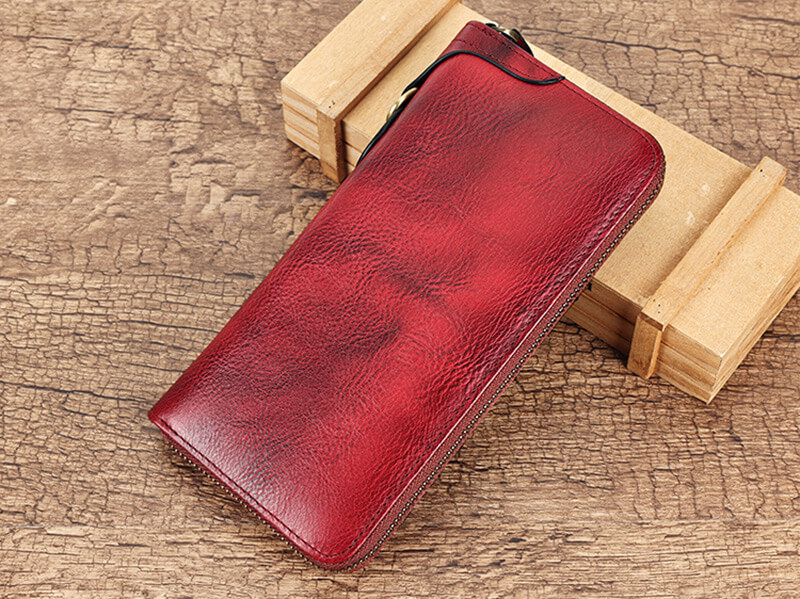 brieftasche herren groß leder